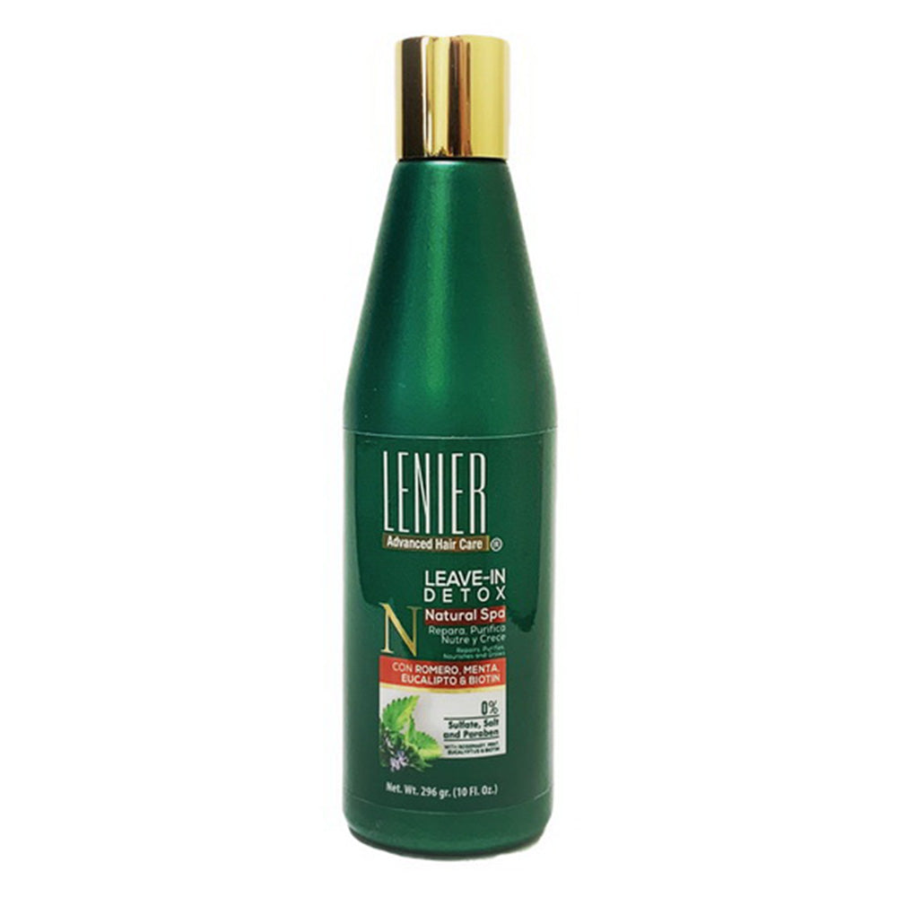 Lenier Detox Leave In Detoxifies Nourishes and Healthy Hair Growth 10Oz (296g)